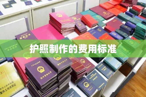 凤冈护照制作的费用标准