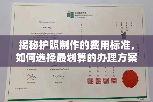 凤冈揭秘护照制作的费用标准，如何选择最划算的办理方案？