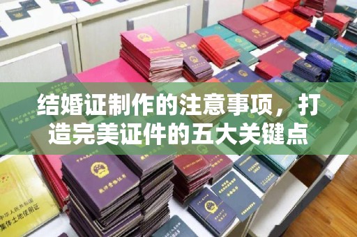 凤冈结婚证制作的注意事项，打造完美证件的五大关键点